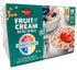 Wellsley Farms Fruit And Cream Instant Oatmeal 40 Pack Variety. (8x Banana, 12x Peach,