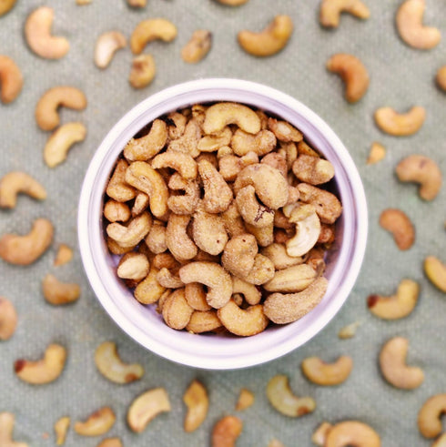 Savory Vegan Thai Curry Cashews - Flavorful Plant-Based Snack