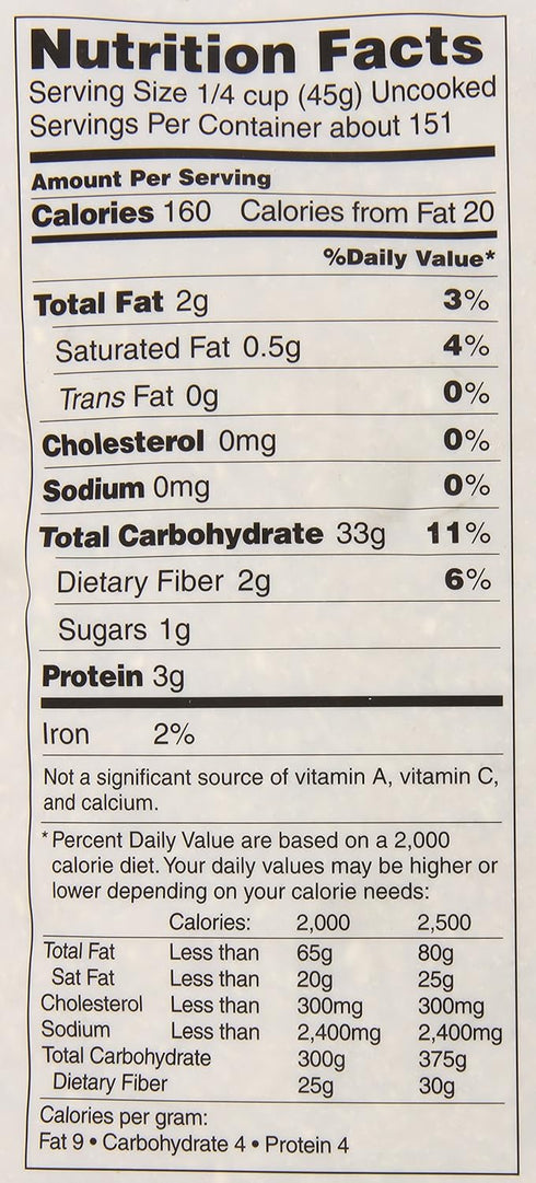 Botan 15 Calrose Brown Rice, Pound