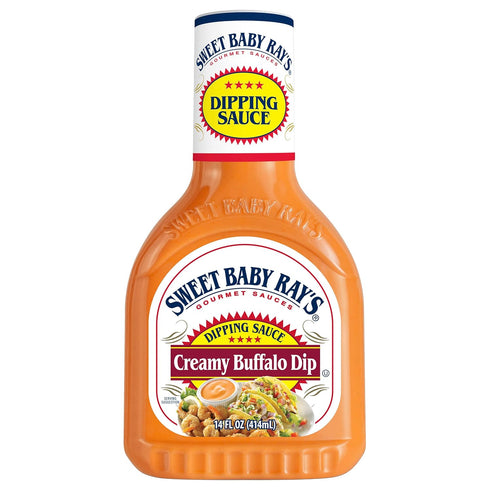 (14 (Pack 4)) Sweet Baby Ray's Dipping Sauce, Creamy Buffalo Ounce