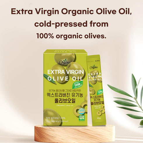 Pack 100% ChunhoNcare Organic Extra Virgin Olive Oil Stick Cold Pressed Spanish Olive, Premium Coupage Blend