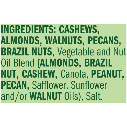 (1-Pack) 5oz Emerald Salted Deluxe Mixed Nuts | Resealable Bulk Bag | Cashews, Almonds, Walnuts, Brazil Nuts, Pecans |