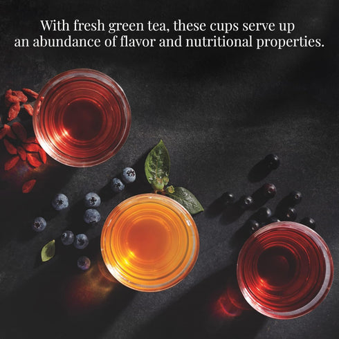 50 The Republic of Tea Acai Berry Green Tea - Caffeinated Superfruit - Natural Healthy Herbal Tea - Antioxidant