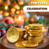 2 Pack 160 Count Milk Chocolate Coins Bulk - Pound - - Chocolate Gold Coins for Party Favors - Individually Wrapped