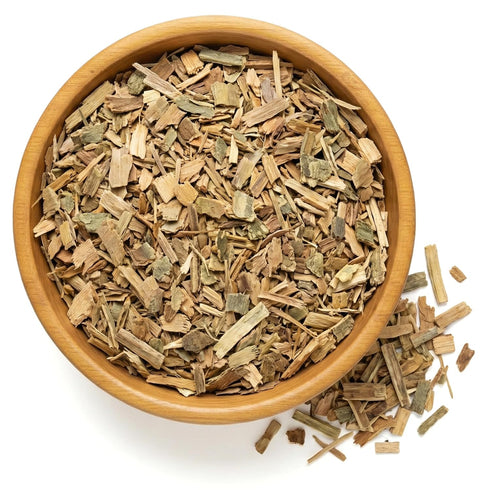 8 Packaged NY Spice Shop Witch Hazel Bark Cut and Sifted - Ounce Dried Cut & Sifted Herbal Bark for Teas Tinctures