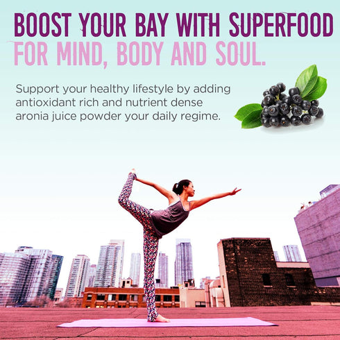 Immune 16 oz Alovitox Aronia Berry Powder | Antioxidant-Dense Juice Superfood with Dietary Fiber, Vitamins, Calcium