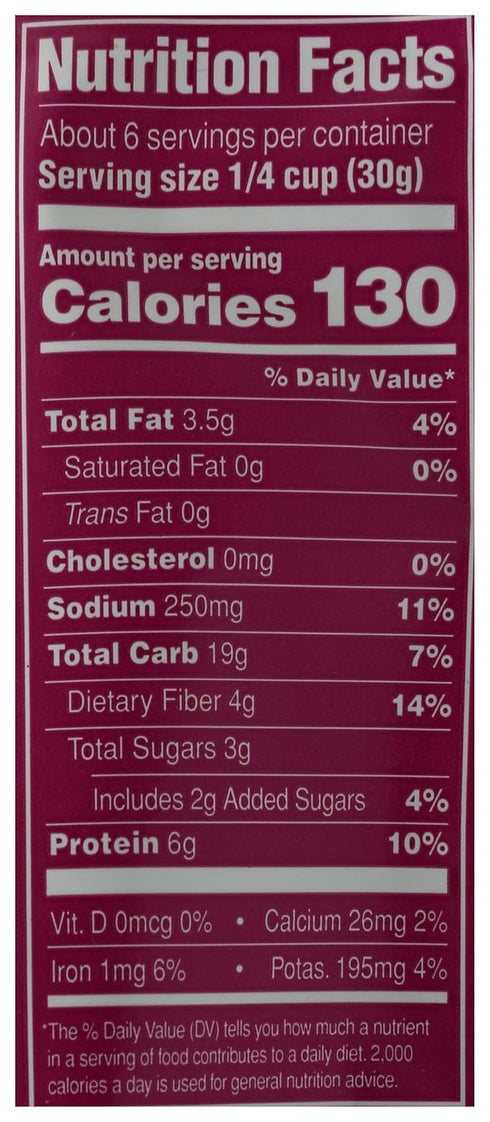 Saffron Road Korean BBQ Crunchy Chickpea Snack, 6oz, Gluten Free, Non-GMO, Halal, Kosher, Vegan