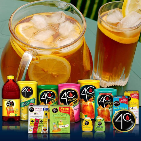 4C Energy Rush Drink Mix, Pack of 2 Boxes, 18 Packets Each, Makes 36 Servings, Bonus Variety Pack