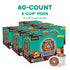 60 Count, (6 Packs 10) The Original Donut Shop Snickers Coffee, Keurig Single Serve K-Cup Pods, Flavored Coffee