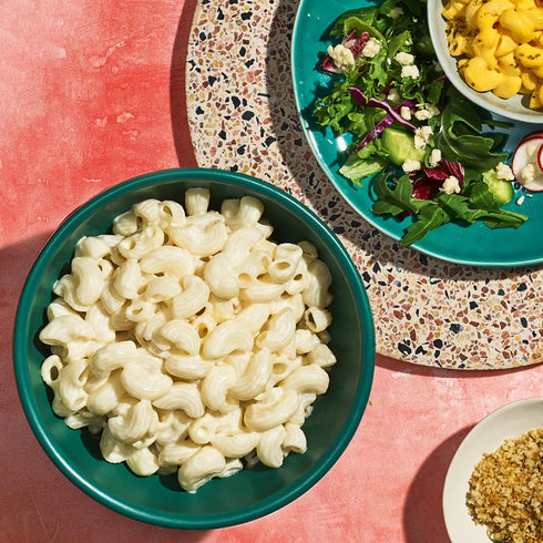 10.6 oz (Pack 8) Daiya Dairy Free Gluten Free White Cheddar Deluxe Mac & Cheese, Vegan Plant Based Rice Pasta