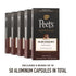 100% 11, 50 Count (5 10 Peet's Coffee, Dark Roast Espresso Capsules, Compatible with Nespresso Original Machines