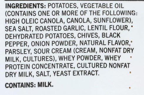 19 OZ ALEXIA FOODS Roasted Garlic And Black Pepper Potato Puffs