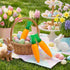 24 Rimming, Pk Carrot-Shaped Powder Candy, Apple, Orange & Strawberry Flavor Candy Powder for Dipping with Lollipops