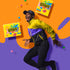 6 4.8 oz Gushers Fruit Flavored Snacks, Tropical Fruit Flavor, Pouches