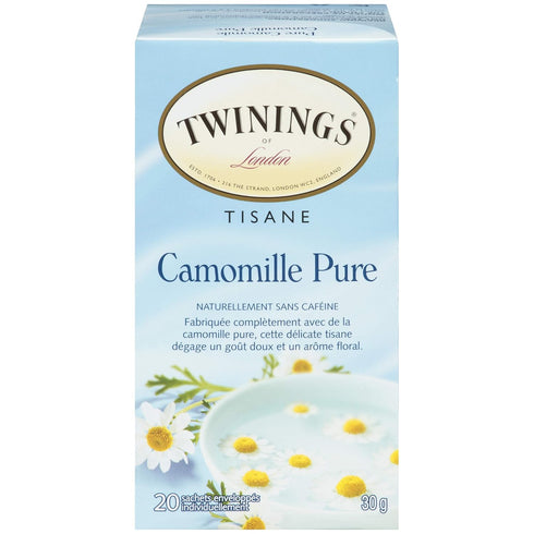 20 pack Pack 6 Twinings Organic Camomile Tea Bags per