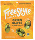 Freestyle Snacks, Olives Green Lemon Garlic, 4 Ounce