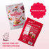 4.24 Oz. Pack got milk? Mini Waffle Cones, Strawberry Milkshake, Resealable Bag, Delicious White Chocolate Filled Cocoa
