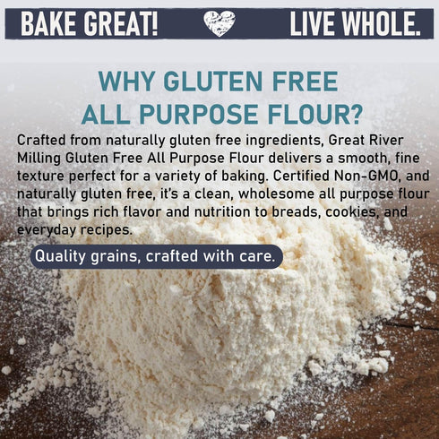 5 Lb Great River Milling Gluten Free All Purpose Flour | Made from All Purpose Gluten Free Baking Alternative