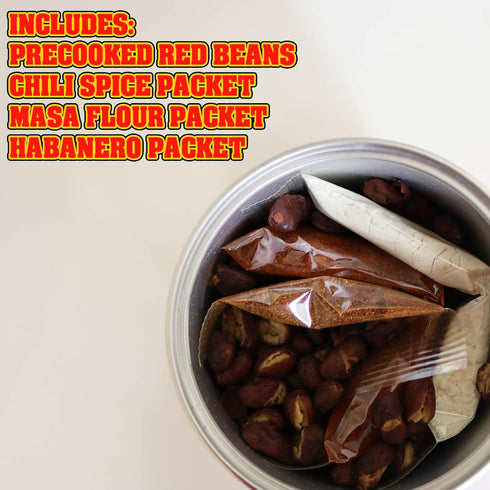 WHOOP Chili Seasoning Mix Meal Kit, 6 Oz, Premium Gourmet Hot Habanero Pepper Chili Mix Kit