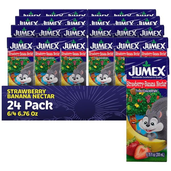 Jumex Strawberry Banana Nectar Juice Boxes for Kids - Fruit Juice Box