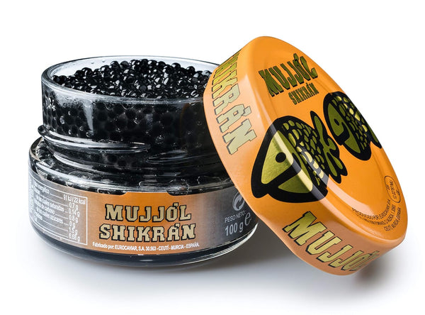 Eurocaviar - Shikran - Mullet Roe Caviar Pearls Black, 3.52 oz [100