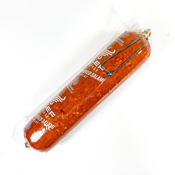 Classic Smoked Salami, Beef & Pork Cervelat Sausage 1.4 lb