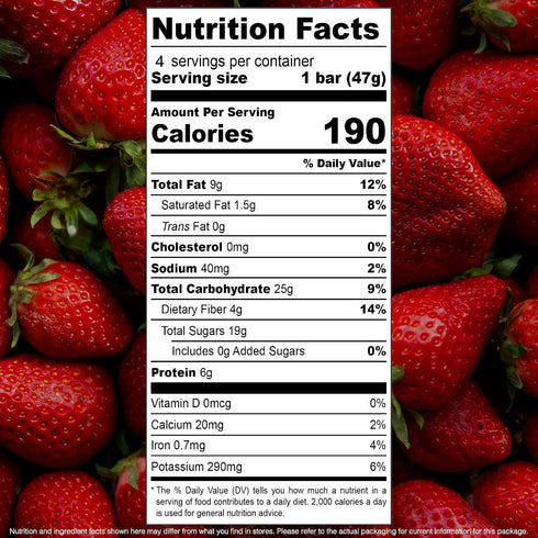 4 Count (Pack 1)), JONESBAR (Peanut Butter & Jelly, of USDA Organic Fruit & Nut Bar, Non-GMO, Kosher, Vegan, Gluten