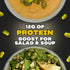 3oz (Pack 4) Where You Bean Edamame Beans Snack (Truffle Salt) - Crunchy and Dry Roasted Edamame Beans - High Protein