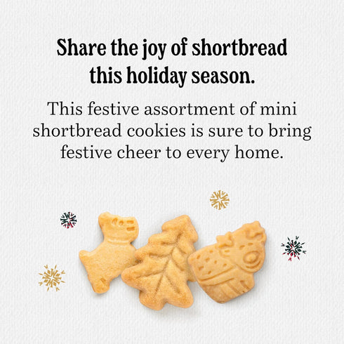 Pack, 15.9 oz, 3 Walkers Shortbread Variety Boxes, Includes Scottie Dog, Snowman & Tree Shaped Mini Christmas Cookies