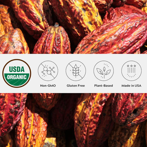 100% (1 lb, One Farm by WAAYB Organic Cacao, Single Estate, Non-GMO, Fair-Trade, Vegan, Gluten Free, Raw Rizek Cacao