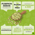 (16oz 1 LB) Packed NUT CRAVINGS - Roasted & Unsalted Pumpkin Seeds, Pepitas, No Shell - Fresh in Resealable Bag - Nut