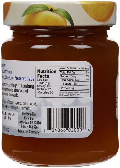 Hero 12 oz Apricot Fruit Spread