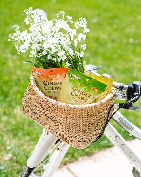 Prince Of Peace Ginger Chews with Mandarin Orange, Natural Candy for Nausea, Orange Ginger Chews