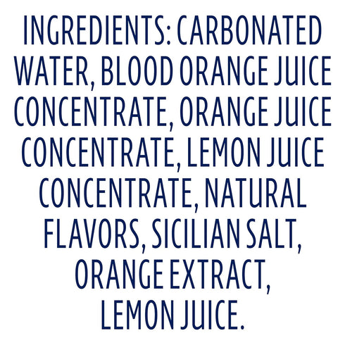 Sanpellegrino 0g 24-Pack CIAO Blood Orange Sparkling Water, Low-Calorie Italian Sparkling Water with Real Fruit Juices