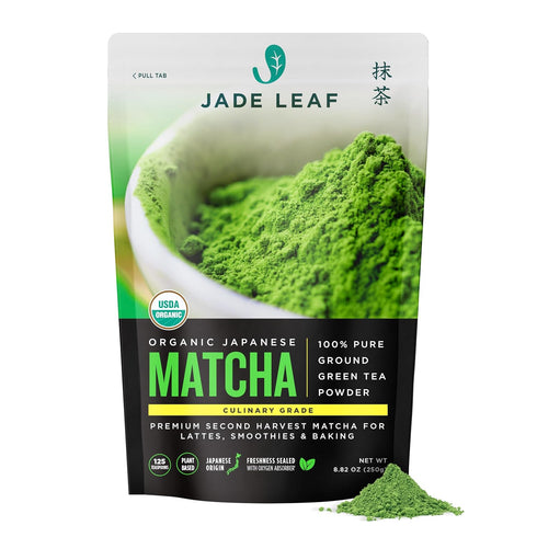 Jade Leaf Matcha Organic Culinary Grade Matcha Powder - Japanese Green tea