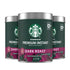 Starbucks Premium Instant Coffee, Dark Roast Coffee, Arabica Beans, Three 3.17 oz