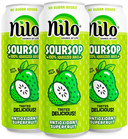 NILO Soursop Juice | 100% Real Guanabana Soursop Graviola | NO Sugar