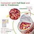 4.23oz(120g) Freeze Dried Mixed Fruit Snacks - Crunchy Dried Fruit Mix with Strawberry, Dragon Fruit, Purple Sweet