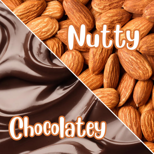 2 Lbs Dark Chocolate Cocoa Dusted Almonds by It's Delish, Bulk Bag | Choc Covered Almond Candy Snack | Healthy Snacks