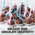 2.5lb (Pack 1) Chocolate Works Milk Chocolate Melting Chocolate Wafers