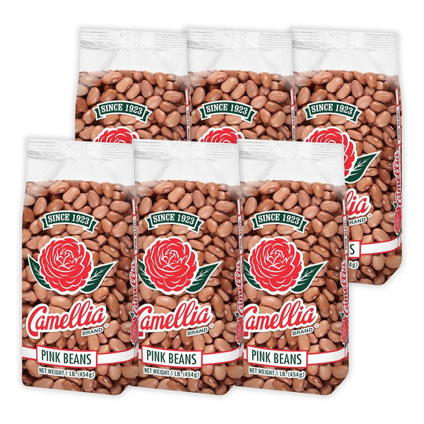 Camellia Brand Dried Pink Beans Premium Non-GMO legumes for Southwestern Chili, Puerto