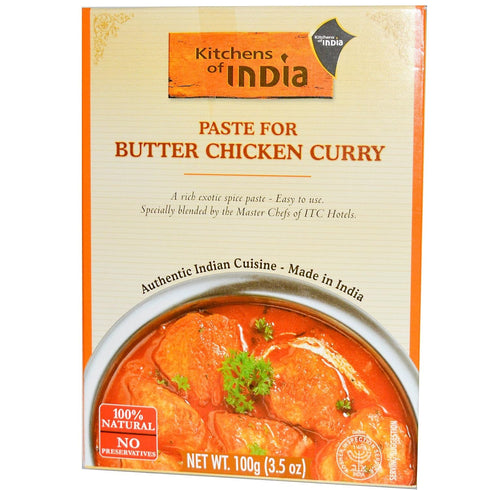 Kitchens of India, Paste for Butter Chicken Curry, 3.5 oz (100 g)