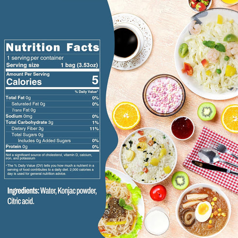 Pack, 8 Pack 5 KONJOY Konjac Shirataki Noodle Variety Spaghetti, Fettuccine, Rice, Angel Hair, Low Carb Keto Pasta