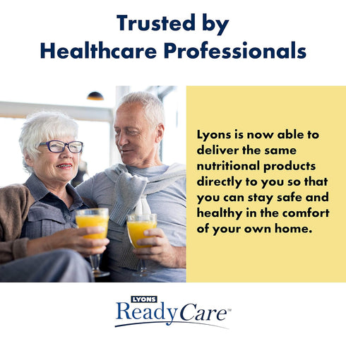 3 46 oz (6 Pack) Lyons ReadyCare Thickened Orange Juice for Dysphagia & Swallowing Difficulty - Honey Consistency