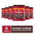 9.6 (Pack 6) Folgers Gourmet Supreme Medium Dark Roast Ground Coffee, Ounces