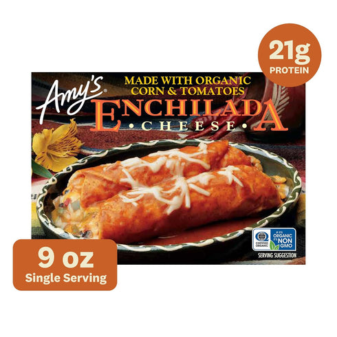 Frozen 9 oz. Amy's Meals, Cheese Enchilada Entree, Gluten Free