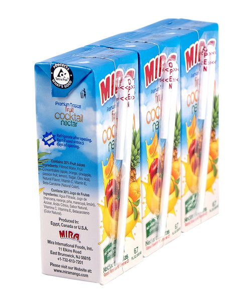 Mira 9 Packs 3 Premium Tropical Fruit Cocktail Nectar