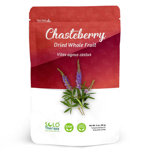 Chasteberry Vitex Herbal Tea - Resealable Bag, 56 grams - Premium Quality Chasteberry Vitex