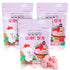 Yogurt Snack Cubes with Strawberry, 3 PACK [ 100% Real Fruits and