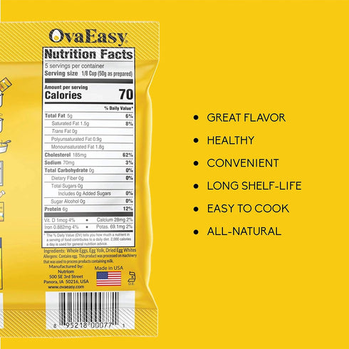 (2 OVA Easy Whole Egg Crystals Ounces)